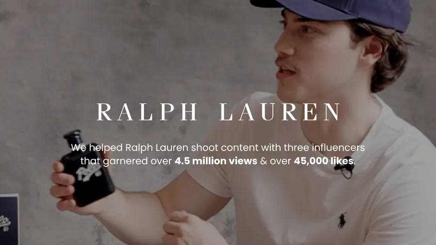 Ralph Lauren — 4.5M views & 45k+ likes